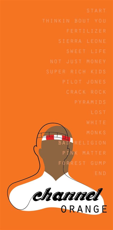 frank ocean channel orange tracklist.